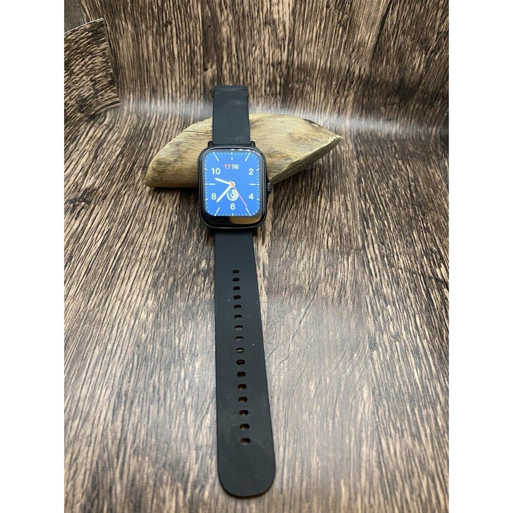 Y20 Black 1.7 Inch Smart Watch TFT Heart Rate Fitness Tracker Working